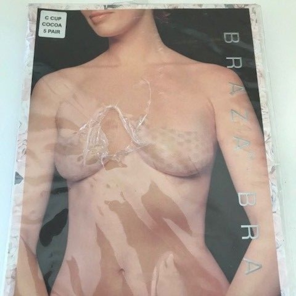 Adhesive Bras C Cup Cocoa Backless Strapless